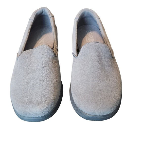 Skechers GOstep Lite Delight Womens Size 7.5 Charcoal‎ Suede Walking Shoes - Picture 4 of 5